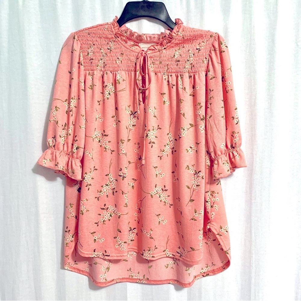 Melloday printed blouse women’s size medium
